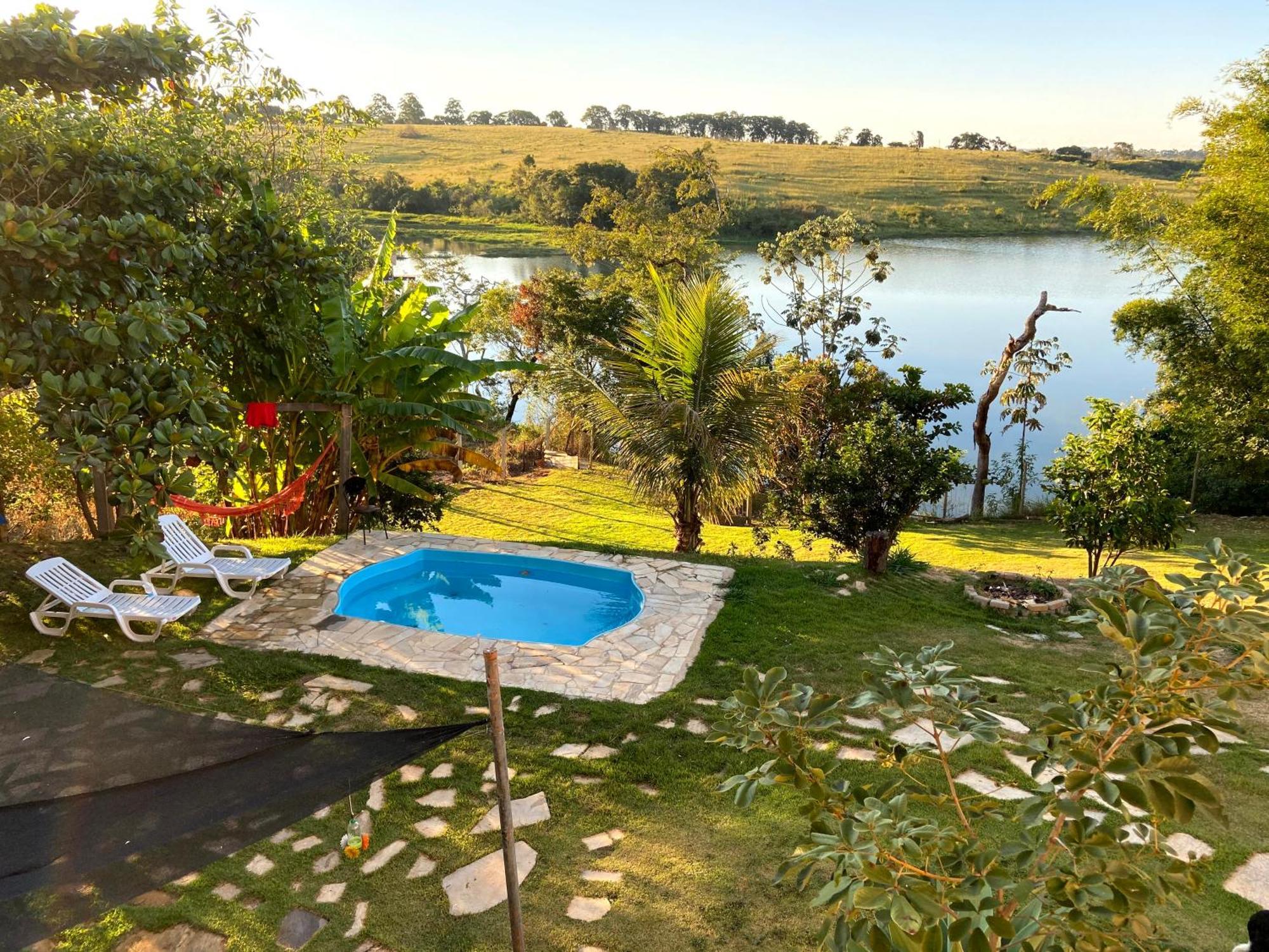 Ijaci Casa Com Piscina Fundo Pra Represa E Ar Condicionado Casinhabrancadevaranda מראה חיצוני תמונה
